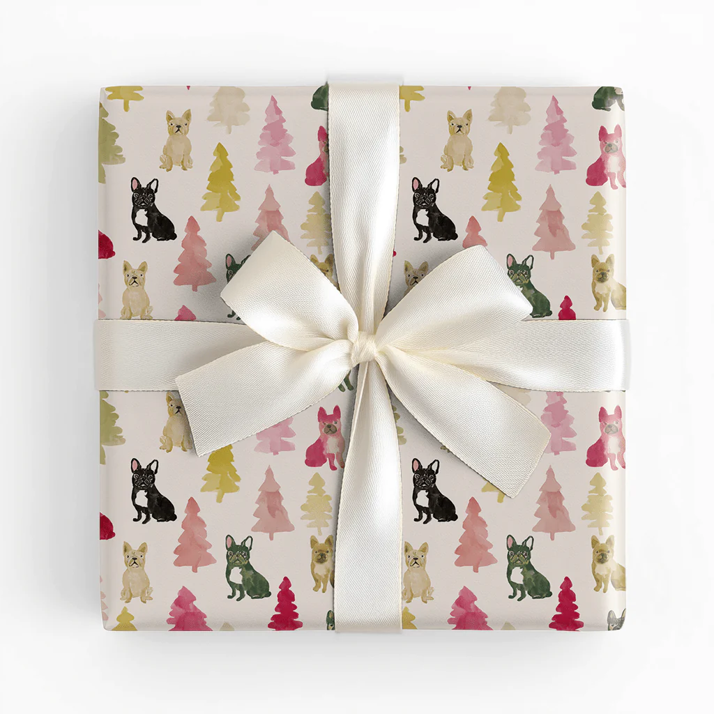 Frosted Frenchie - Wrapping Paper - Image 5