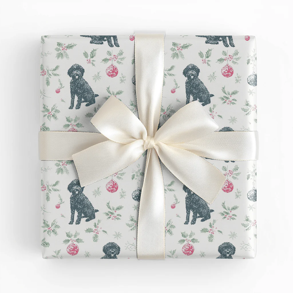 Merry Labradoodle - Wrapping Paper - Image 5