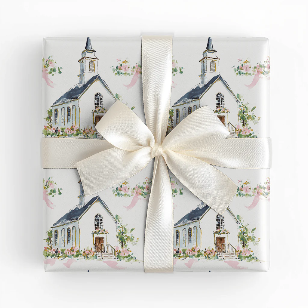 Wedding Chapel - Wrapping Paper - Image 5