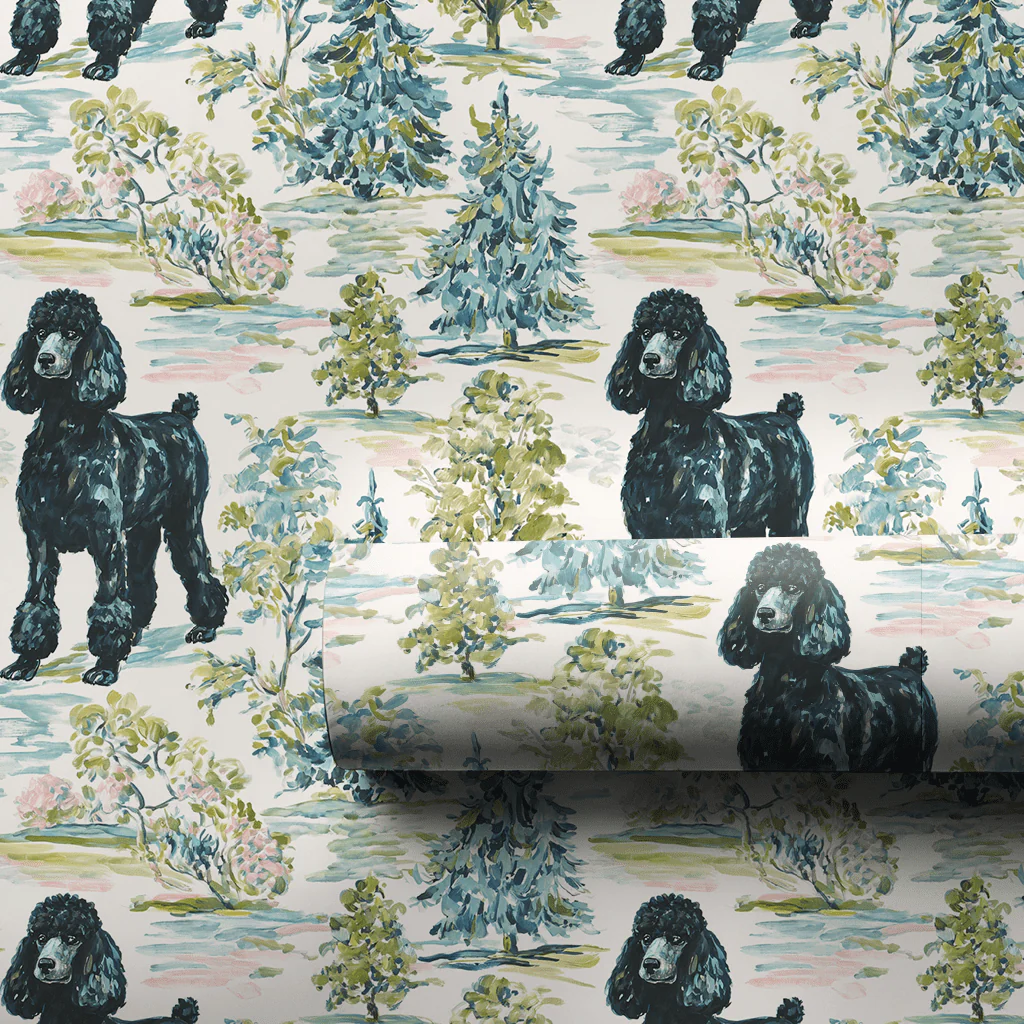 Woods Black - Wrapping Paper - Image 3