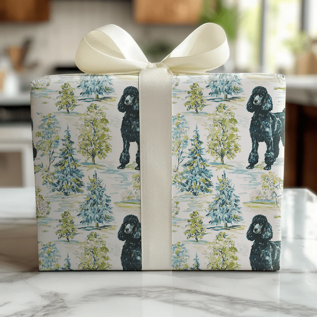 Woods Black - Wrapping Paper - Image 4